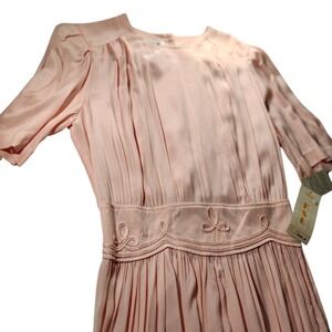 KSL Karin Stevens Maxi Dress Peach Formal Wear‎ New With Tags Womens Fourteen
